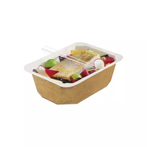 Barquette scell. Food K  750ml Kraft  192x137x41mm585